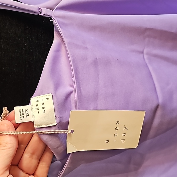 Flowy lightweight Lilac purple summer tank BNWT sz XXL adjustable beach vacation - Picture 7 of 10